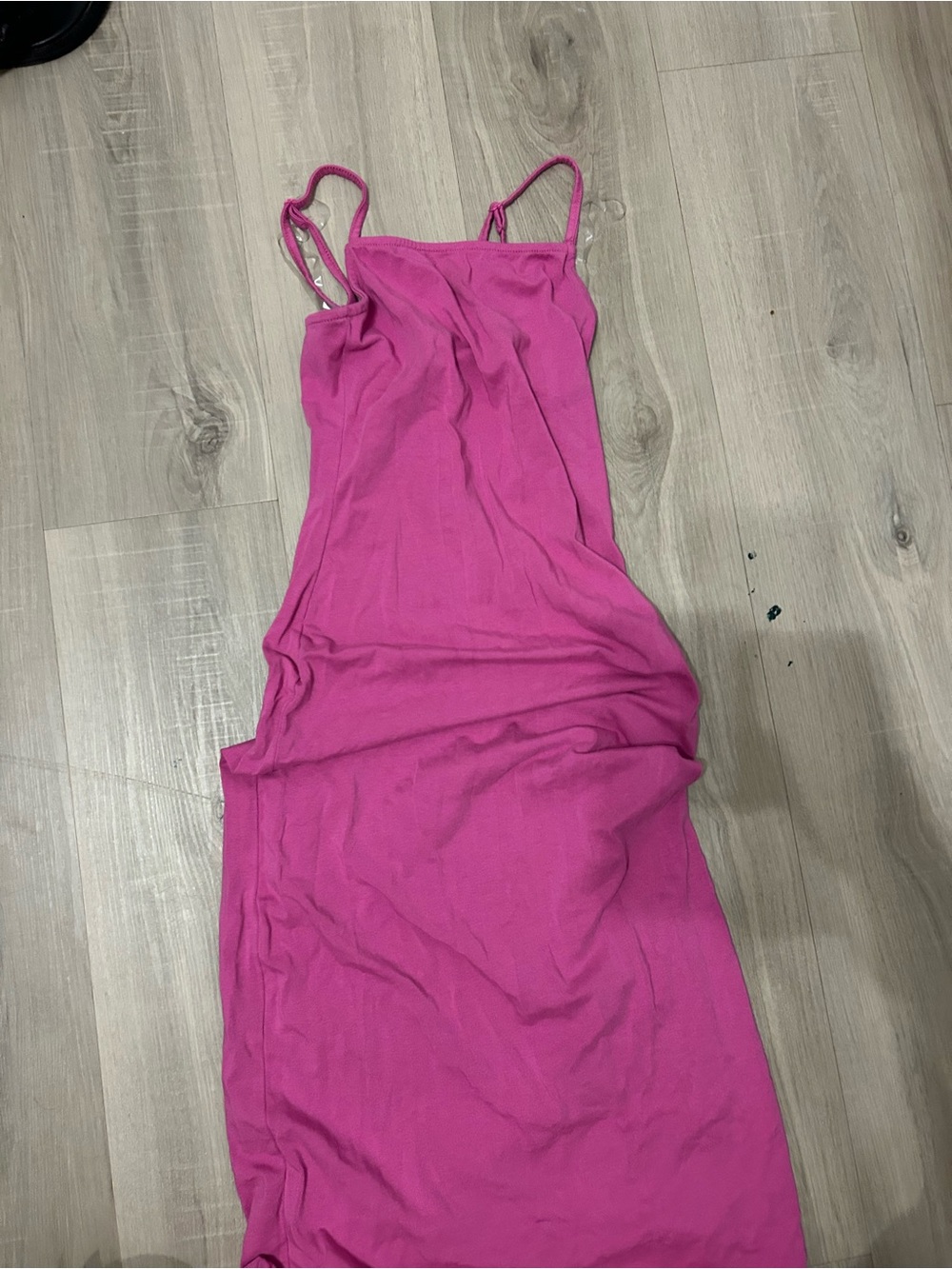 No Boundaries Hot Pink Spaghetti Strap Dress